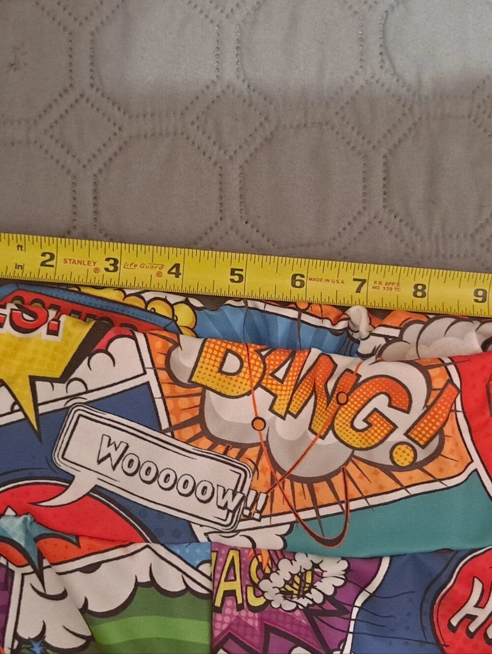 Comic Pop Art Leggings - Multicolor Pow! Sz M